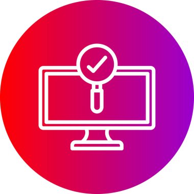 İşaretleme simgesinin vektör illüstrasyonu