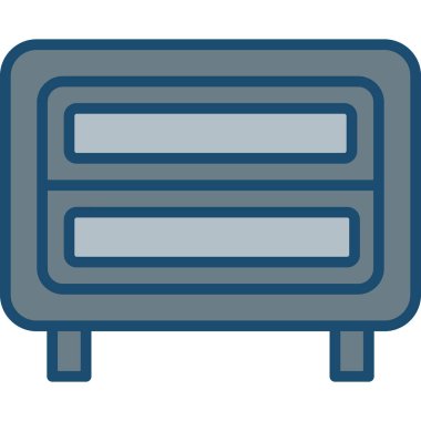 Klima ikonu. Basit resimleme