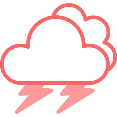 Hava durumu. Web simgesi basit illüstrasyon