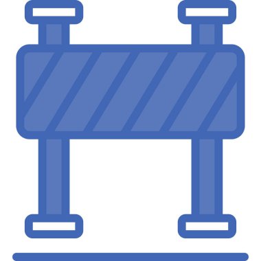 Yedek kulübesi Web simgesi basit illüstrasyon