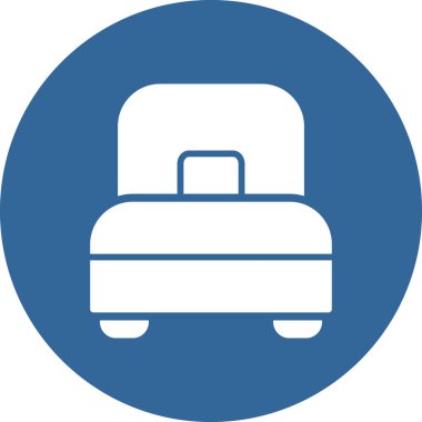 bagaj. Web simgesi basit illüstrasyon