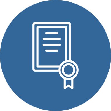 Belge. Web simgesi basit illüstrasyon