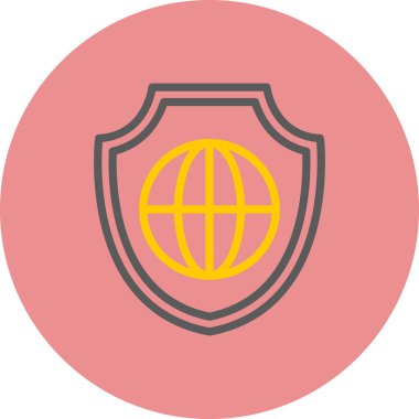 Modern b 'nin vektör illüstrasyonu kalkan simgesinden yoksun