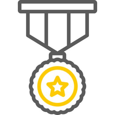 Rozet simge vektör çizim