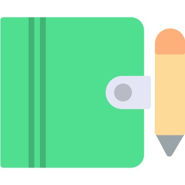 kalem simgesi vektör illüstrasyonu