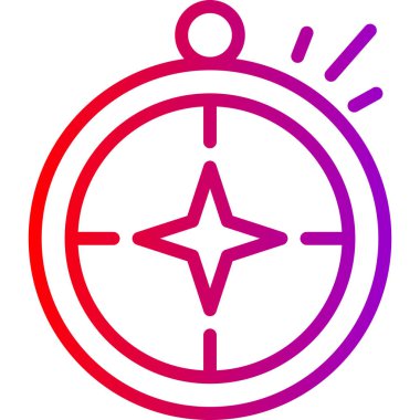 Pusula simgesi vektör resimlemesi