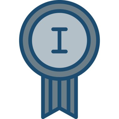 Madalya. Web simgesi basit illüstrasyon