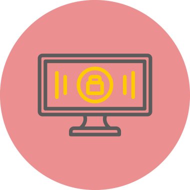 bilgisayar simgesi vektör illüstrasyonu