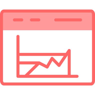 Bir web simgesinin vektör illüstrasyonu