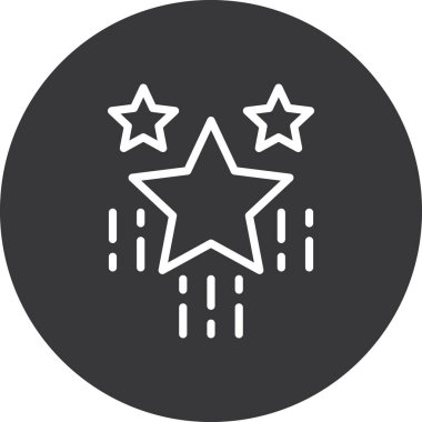 yıldız simgesi vektör illüstrasyonu