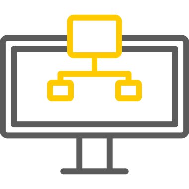 Ağ simgesi. iş simgesi