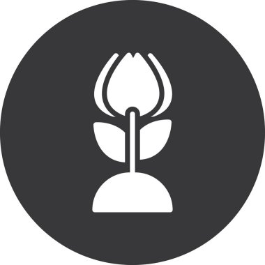 Ağaç simgesinin vektör illüstrasyonu