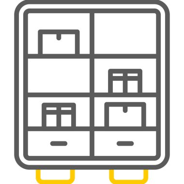 Ofis oluşturma simgesinin vektör illüstrasyonu