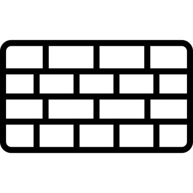 Klavye simgesi vektör illüstrasyonu