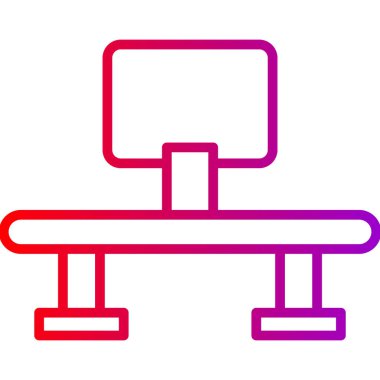 tablo simgesi vektör illüstrasyonu