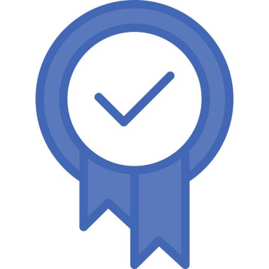 Madalya. Web simgesi basit illüstrasyon