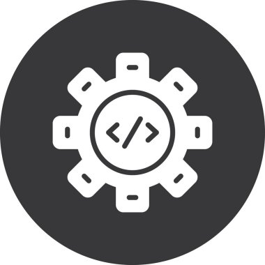 Geliştirme simgesi, vektör illüstrasyonu