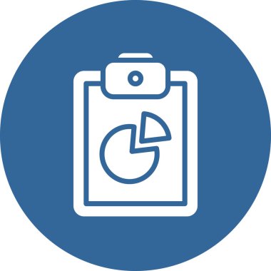 Bir pano simgesinin vektör illüstrasyonu