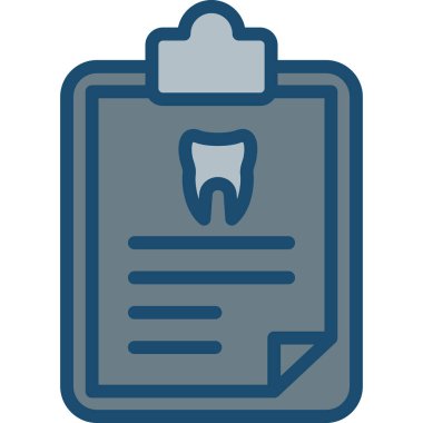 diş simgesi vektör illüstrasyonu