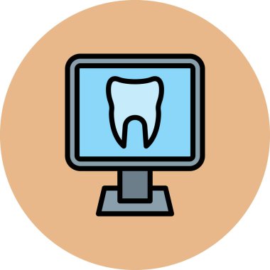 bilgisayar izleme simgesi, modern vektör illüstrasyon tasarımı