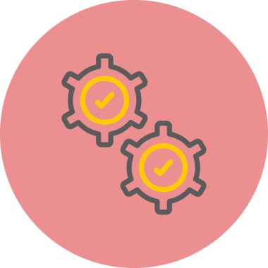 Modern simge vektör illüstrasyonu ayarlanıyor