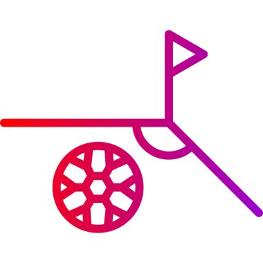 Bisiklet. Web simgesi basit illüstrasyon