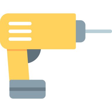 Matkap düz vektör simgesi