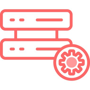 Modern oto tamir simgesinin vektör illüstrasyonu