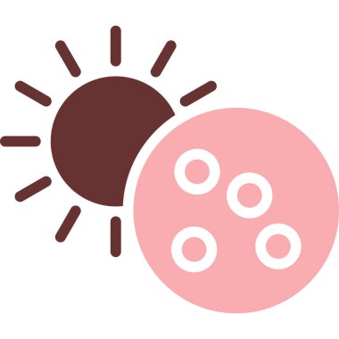 Güneş Simgesi Vektör illüstrasyonu