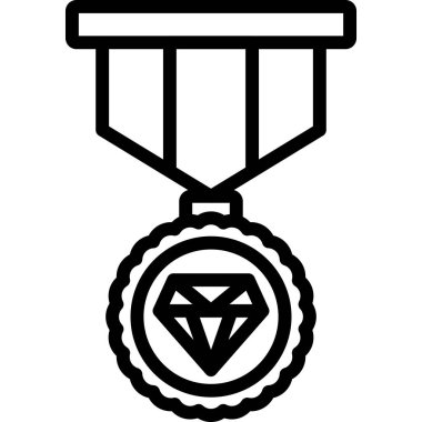 ödül simgesi, vektör en iyi düz tasarım