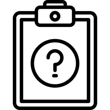 Soru işareti vektör illüstrasyonu