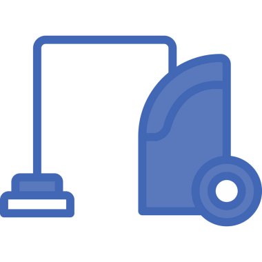 Elektrikli süpürge. Basit resimleme