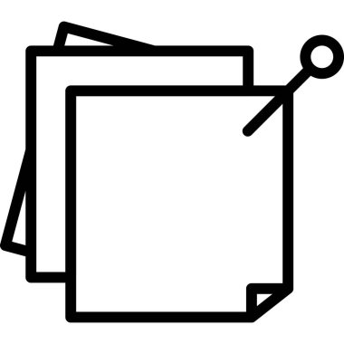 dosya belgesi vektör ana hatları