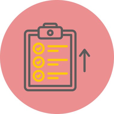 Belge simgesinin vektör illüstrasyonu