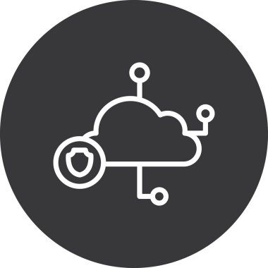 cloud computing. web icon simple design