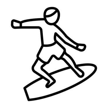 Kayak simgesi, anahat stili