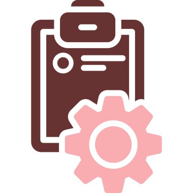 Teçhizat Web simgesi basit illüstrasyon