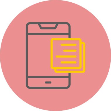 cep telefonu ikonu vektör illüstrasyonu