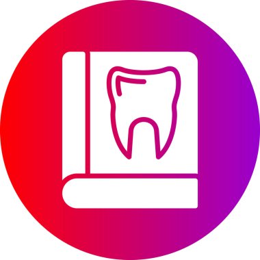 Modern diş simgesinin vektör illüstrasyonu