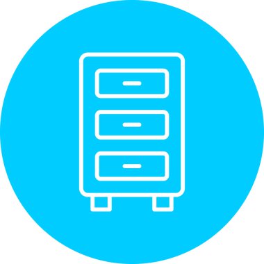 Sunucu. Web simgesi basit illüstrasyon