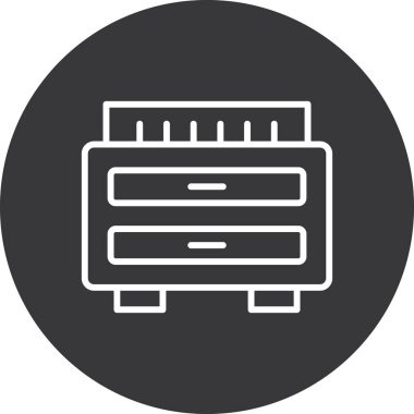 Gaz sobasının vektör illüstrasyonu