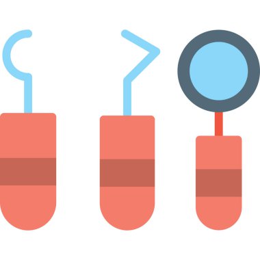 test tüpleri vektör simgesi