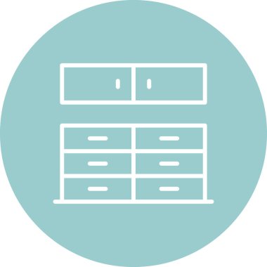 Modern simge depolama eksikliğinin vektör çizimi