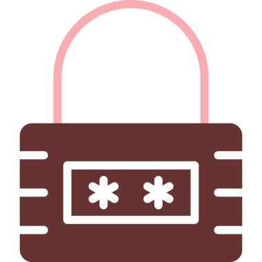 ikon vektör illüstrasyonunu kilitle