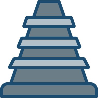 Bina kulesi simgesi - taslak biçimi