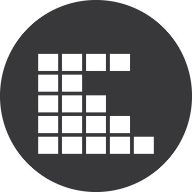 hesap makinesi simge, basit vektör çizim