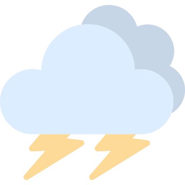 Bulut. Web simgesi basit illüstrasyon