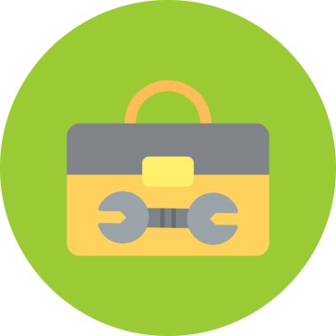 Çanta. Web simgesi basit illüstrasyon