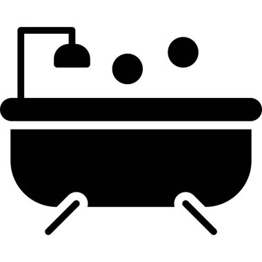 Küvet. Web simgesi basit illüstrasyon