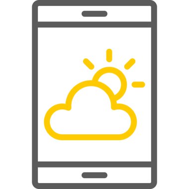 bulut hesaplama vektörü simgesi